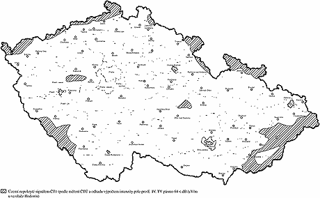 Mapa .1 - Orientan mapa zem nepokrytho st T1 (stav k 31.12.2000)